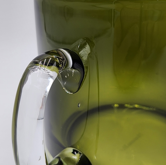 RARE Mamma Ro, Italy, Glass Pitcher, VINTAGE Gorgeous 😍 - Picture 8 of 12